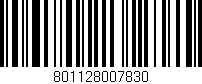 Código de barras (EAN, GTIN, SKU, ISBN): '801128007830'