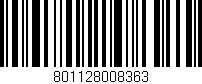 Código de barras (EAN, GTIN, SKU, ISBN): '801128008363'