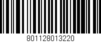 Código de barras (EAN, GTIN, SKU, ISBN): '801128013220'