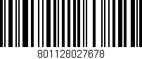 Código de barras (EAN, GTIN, SKU, ISBN): '801128027678'