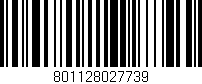 Código de barras (EAN, GTIN, SKU, ISBN): '801128027739'