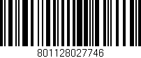 Código de barras (EAN, GTIN, SKU, ISBN): '801128027746'