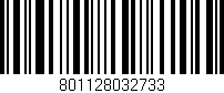 Código de barras (EAN, GTIN, SKU, ISBN): '801128032733'