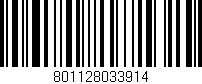 Código de barras (EAN, GTIN, SKU, ISBN): '801128033914'