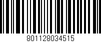 Código de barras (EAN, GTIN, SKU, ISBN): '801128034515'