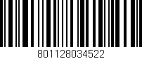 Código de barras (EAN, GTIN, SKU, ISBN): '801128034522'