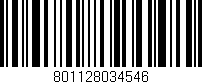 Código de barras (EAN, GTIN, SKU, ISBN): '801128034546'
