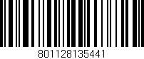 Código de barras (EAN, GTIN, SKU, ISBN): '801128135441'
