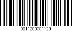 Código de barras (EAN, GTIN, SKU, ISBN): '8011283301120'