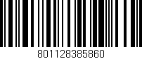 Código de barras (EAN, GTIN, SKU, ISBN): '801128385860'