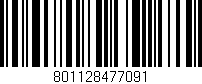Código de barras (EAN, GTIN, SKU, ISBN): '801128477091'