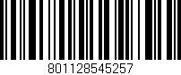 Código de barras (EAN, GTIN, SKU, ISBN): '801128545257'