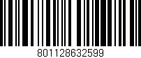 Código de barras (EAN, GTIN, SKU, ISBN): '801128632599'