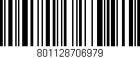 Código de barras (EAN, GTIN, SKU, ISBN): '801128706979'