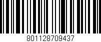 Código de barras (EAN, GTIN, SKU, ISBN): '801128709437'