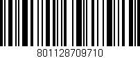 Código de barras (EAN, GTIN, SKU, ISBN): '801128709710'