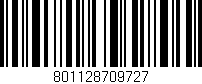 Código de barras (EAN, GTIN, SKU, ISBN): '801128709727'
