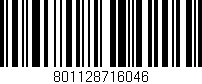 Código de barras (EAN, GTIN, SKU, ISBN): '801128716046'