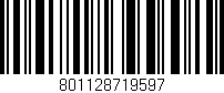 Código de barras (EAN, GTIN, SKU, ISBN): '801128719597'