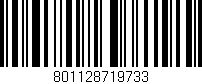 Código de barras (EAN, GTIN, SKU, ISBN): '801128719733'