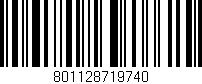 Código de barras (EAN, GTIN, SKU, ISBN): '801128719740'