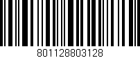 Código de barras (EAN, GTIN, SKU, ISBN): '801128803128'