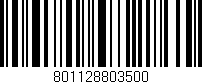 Código de barras (EAN, GTIN, SKU, ISBN): '801128803500'
