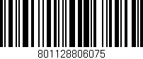 Código de barras (EAN, GTIN, SKU, ISBN): '801128806075'