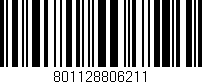 Código de barras (EAN, GTIN, SKU, ISBN): '801128806211'