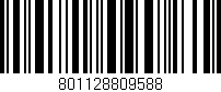 Código de barras (EAN, GTIN, SKU, ISBN): '801128809588'