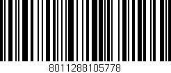 Código de barras (EAN, GTIN, SKU, ISBN): '8011288105778'
