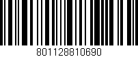 Código de barras (EAN, GTIN, SKU, ISBN): '801128810690'