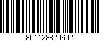 Código de barras (EAN, GTIN, SKU, ISBN): '801128829692'