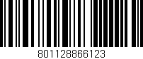 Código de barras (EAN, GTIN, SKU, ISBN): '801128866123'