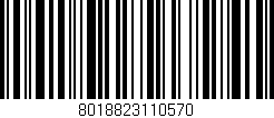 Código de barras (EAN, GTIN, SKU, ISBN): '8018823110570'