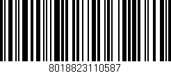 Código de barras (EAN, GTIN, SKU, ISBN): '8018823110587'