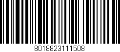 Código de barras (EAN, GTIN, SKU, ISBN): '8018823111508'