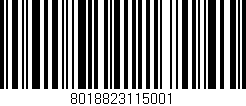 Código de barras (EAN, GTIN, SKU, ISBN): '8018823115001'