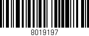 Código de barras (EAN, GTIN, SKU, ISBN): '8019197'
