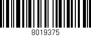 Código de barras (EAN, GTIN, SKU, ISBN): '8019375'