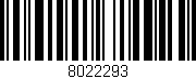 Código de barras (EAN, GTIN, SKU, ISBN): '8022293'