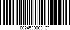 Código de barras (EAN, GTIN, SKU, ISBN): '8024530009137'