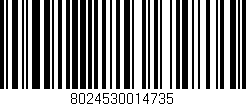 Código de barras (EAN, GTIN, SKU, ISBN): '8024530014735'