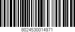 Código de barras (EAN, GTIN, SKU, ISBN): '8024530014971'