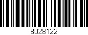 Código de barras (EAN, GTIN, SKU, ISBN): '8028122'
