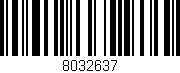 Código de barras (EAN, GTIN, SKU, ISBN): '8032637'
