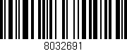 Código de barras (EAN, GTIN, SKU, ISBN): '8032691'