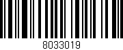 Código de barras (EAN, GTIN, SKU, ISBN): '8033019'
