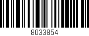 Código de barras (EAN, GTIN, SKU, ISBN): '8033854'