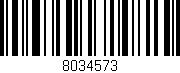 Código de barras (EAN, GTIN, SKU, ISBN): '8034573'